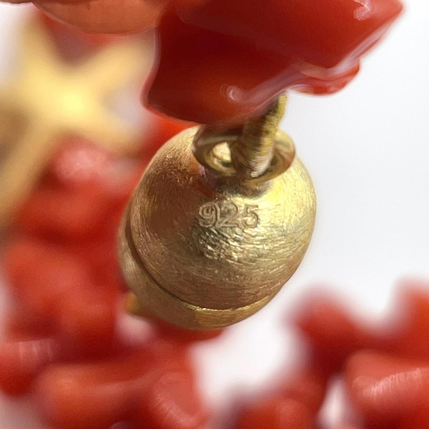 Italian Artisan Collection. Coral & Pearl Necklace in Silver 925 With Sea-Inspired Elements