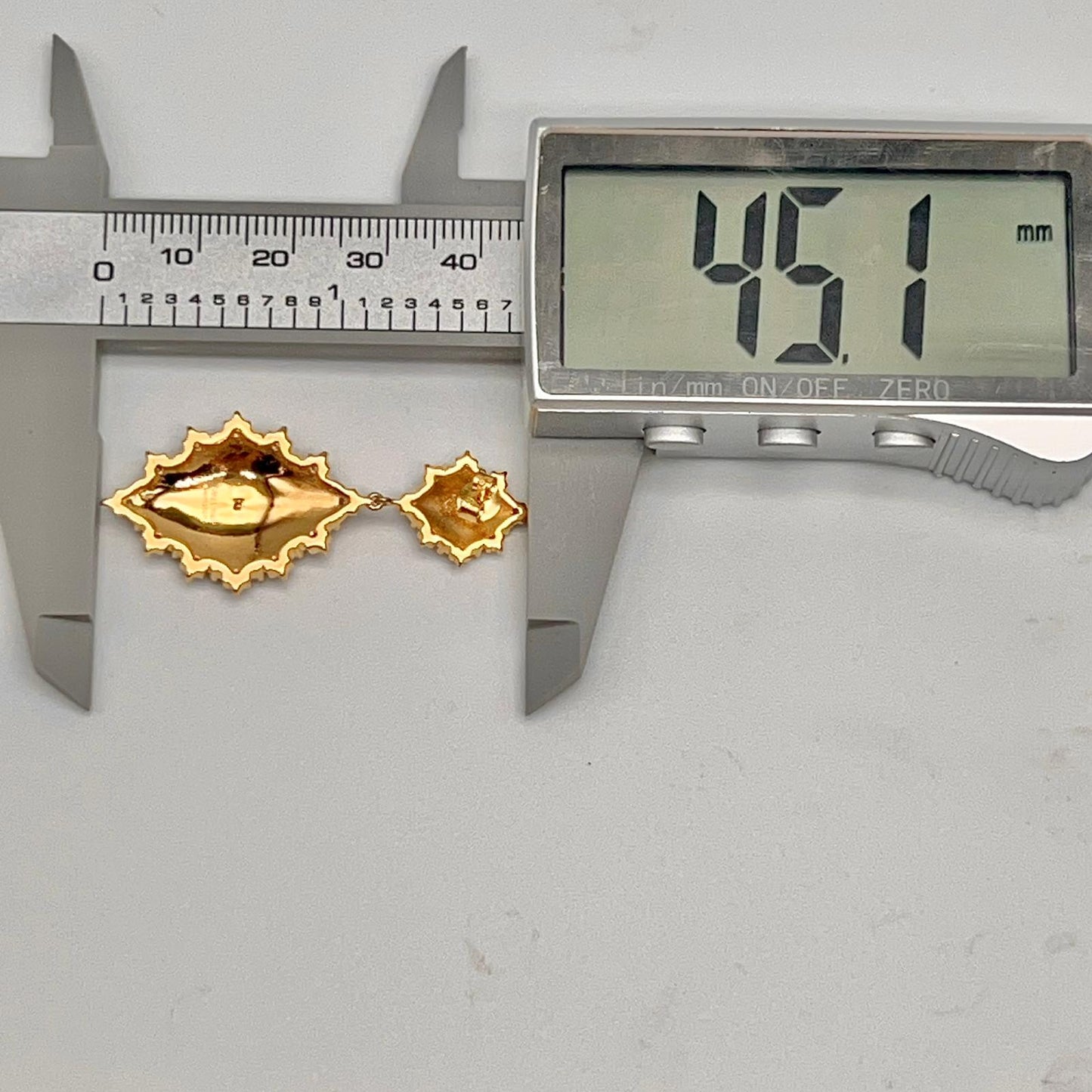 Citrine Dangle Earrings in Silver 925