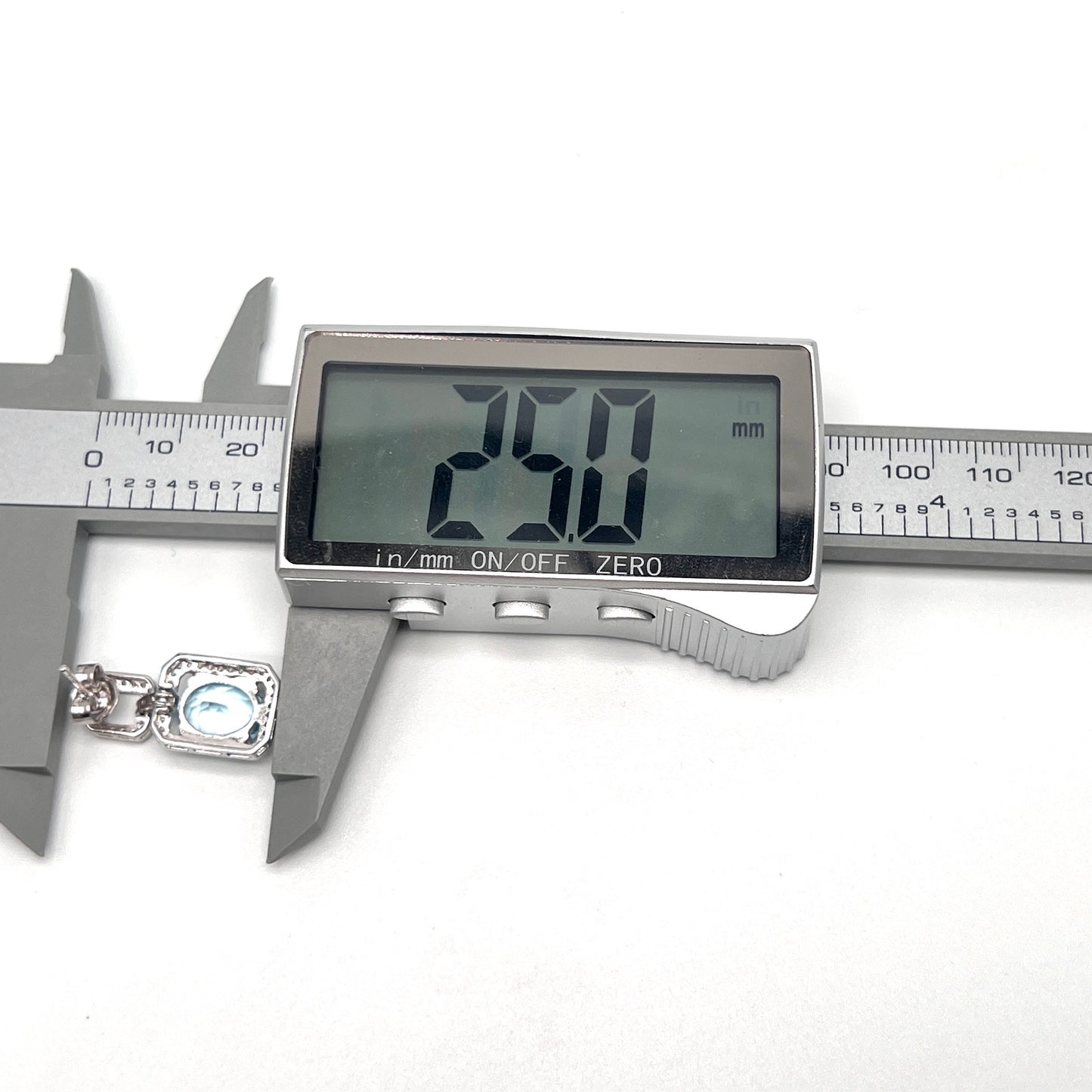 Contemporary Cocktail . Topaz Earring in Silver 925. Art Deco Inspired