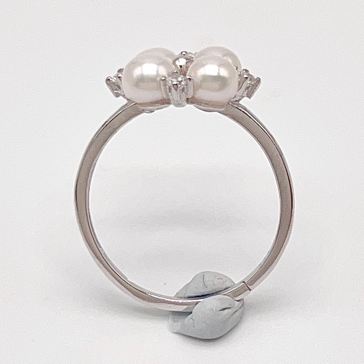 Antique Impression. Pearl Earring & Ring Set in Silver 925