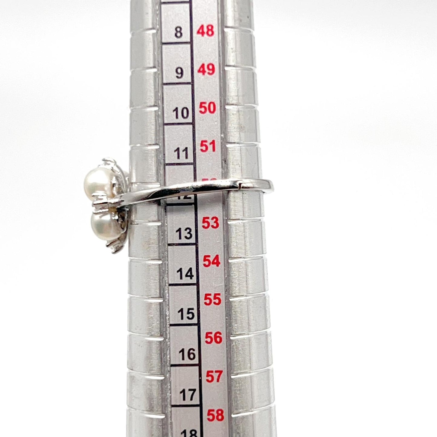 Antique Impression. Pearl Earring & Ring Set in Silver 925