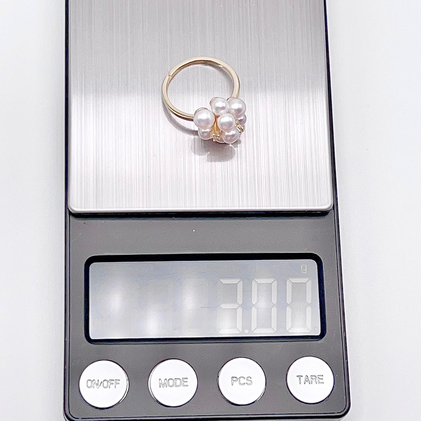 Antique Impression. Multi-pearl Ring & Earrings in Silver 925. Shooting Stars and Edelweiss