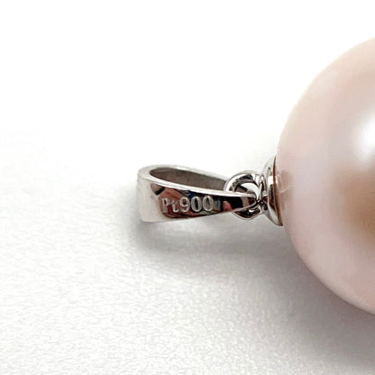 Classic. Top Quality Edison Pearl Earring and Pendant Set in PT900. White
