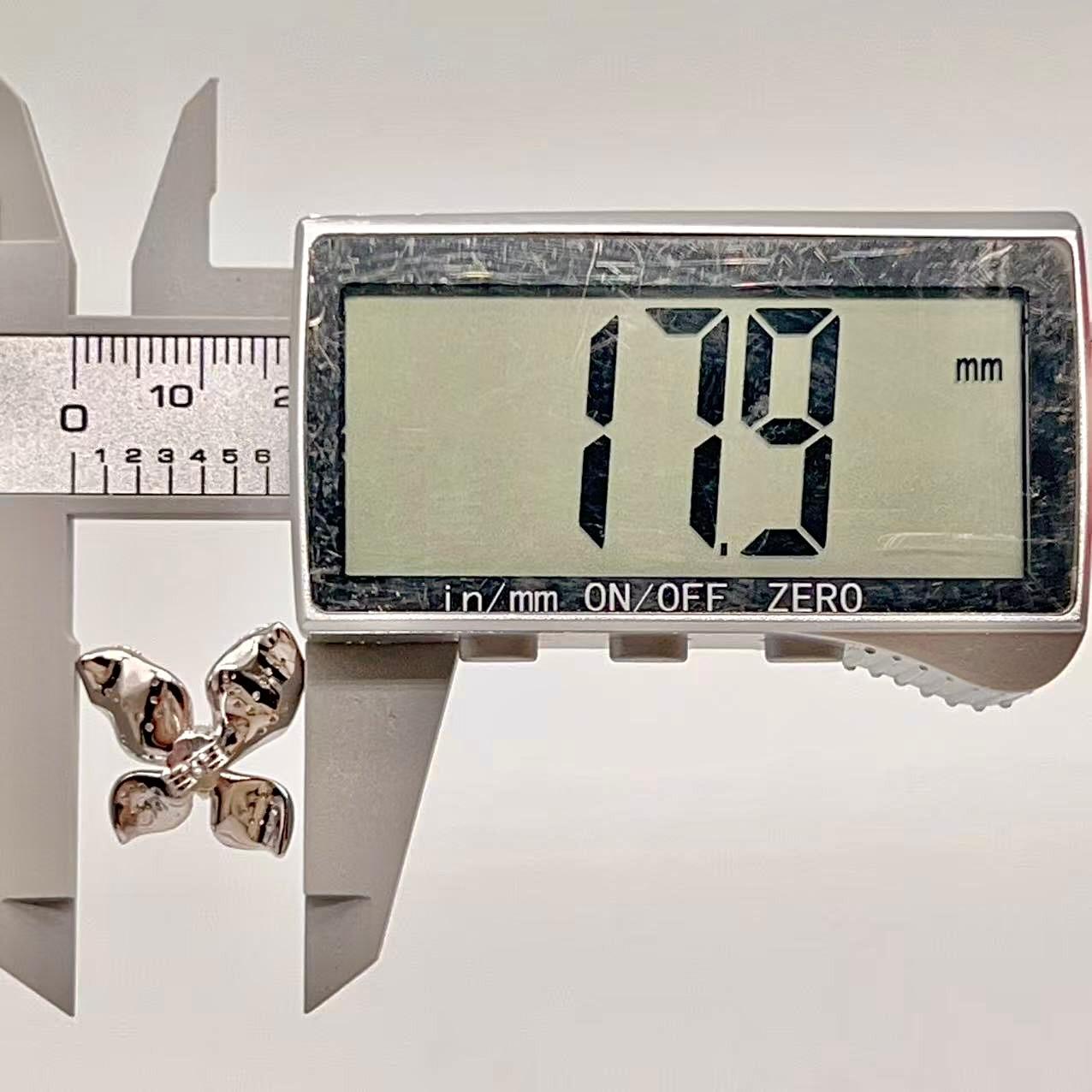 Sparkling Pavé Butterfly Stud and Ring Set in Silver 925