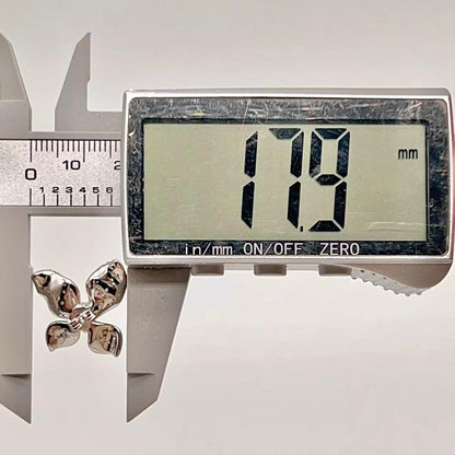 Sparkling Pavé Butterfly Stud and Ring Set in Silver 925