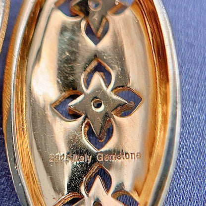 Matte Gold Quatrefoil Drops 925