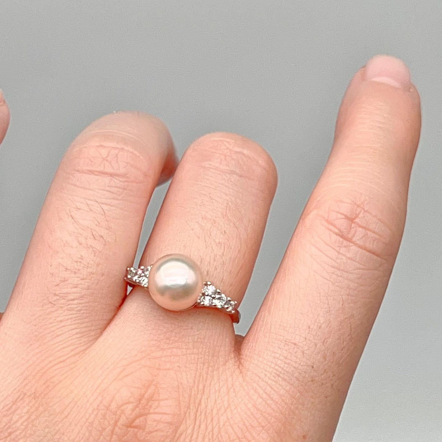 Pink Pearl & Diamond Accent Radial Jewelry Set