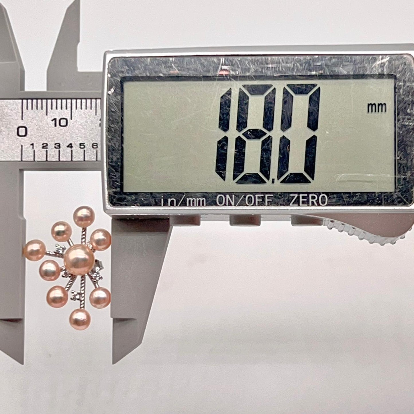 Pink Pearl & Diamond Accent Radial Jewelry Set