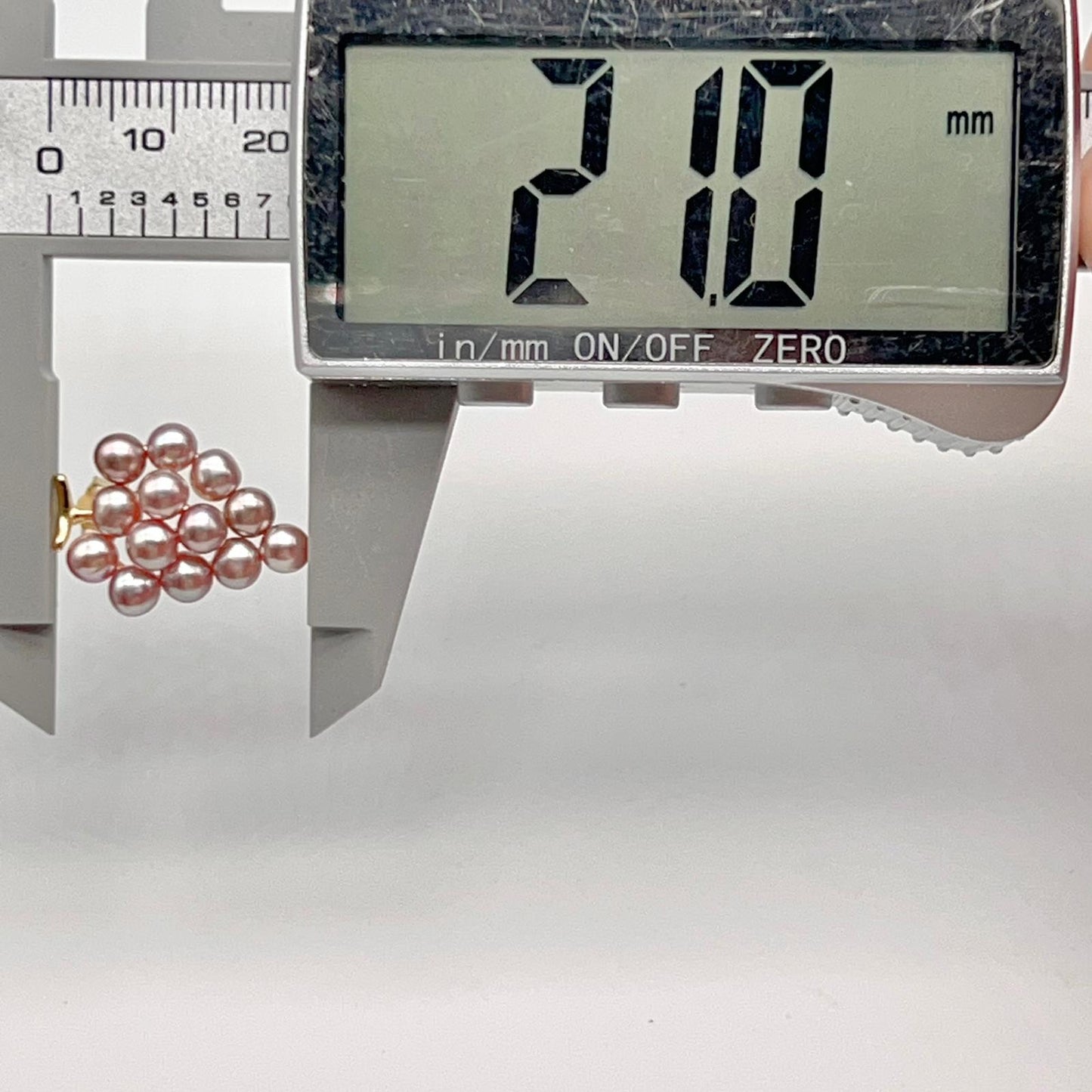 Pink Pearl & Gold Grapevine Jewelry Set