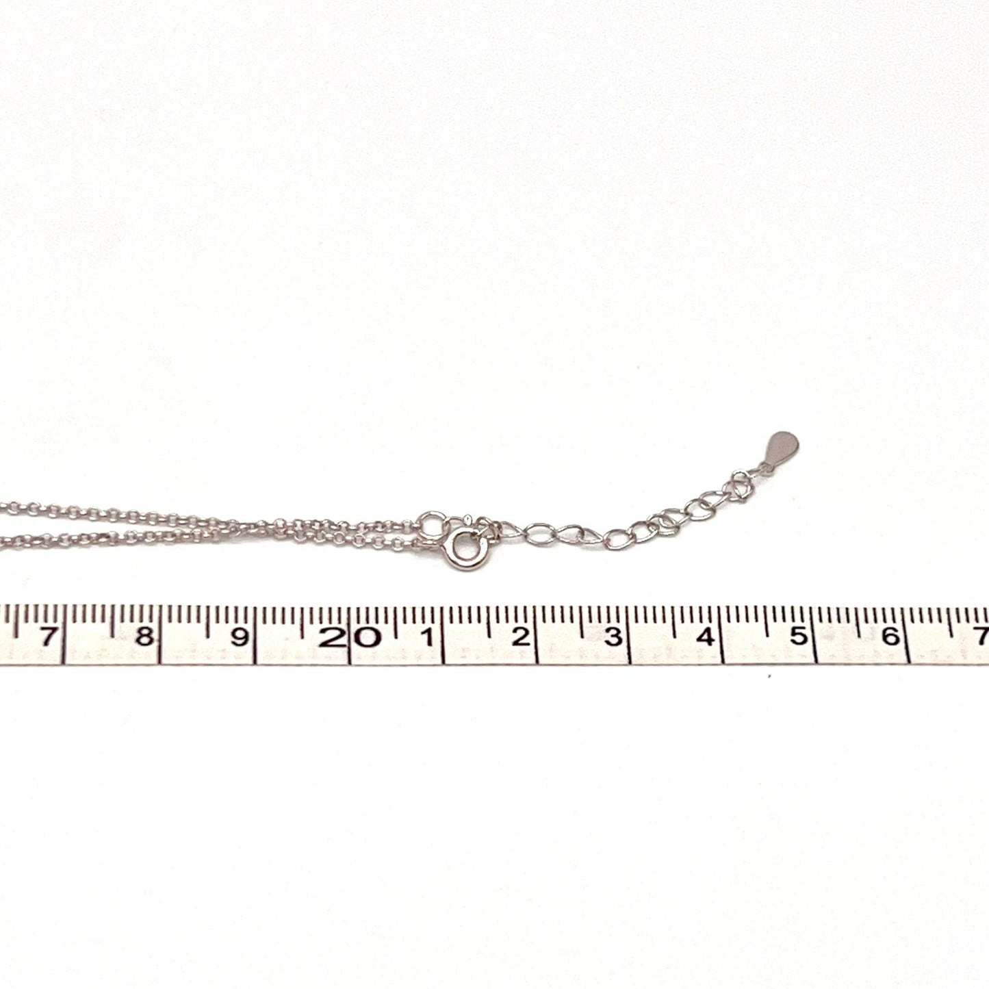 Red Garnet & Crystal Butterfly Triple Drop Necklace Silver 925