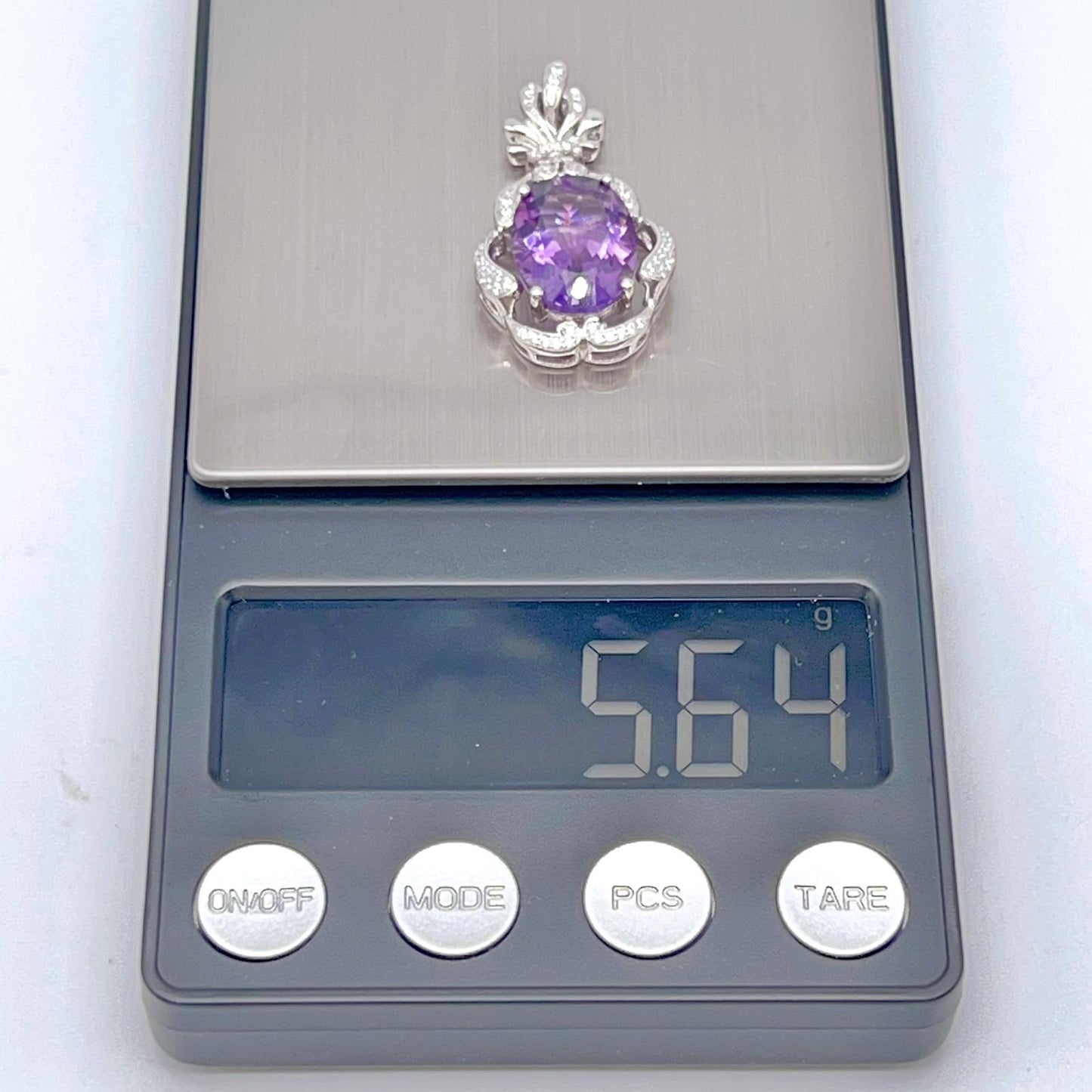 Contemporary Amethyst Baroque Cocktail Necklace