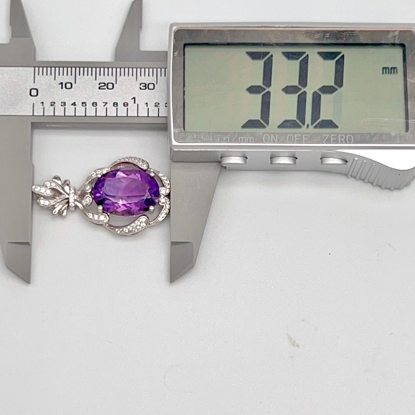 Contemporary Amethyst Baroque Cocktail Necklace